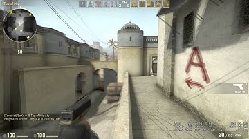 CS:GO de_dust2 - En!gma Glock only round, demonstrating how OP this gun is.