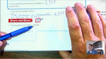4th grade GO Math-Lesson 1.6 Add Whole Numbers pages 27-30