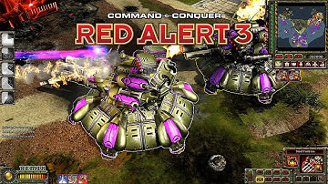 Red Alert 3 Remix MOD Soviet Gameplay Massive Dreadnought | Protect Fortress Power Core at all COST!