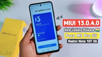 Poco M3 Pro 5G /Redmi Note 10T 5G India MIUI 13.0.4.0 New Update Rollout Start