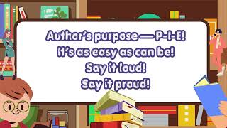 Author's Purpose Song | Easy as P-I-E! | Author's Purpose for Elementary Students