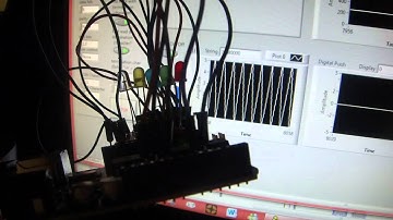 Labview for LEDs by Arduino