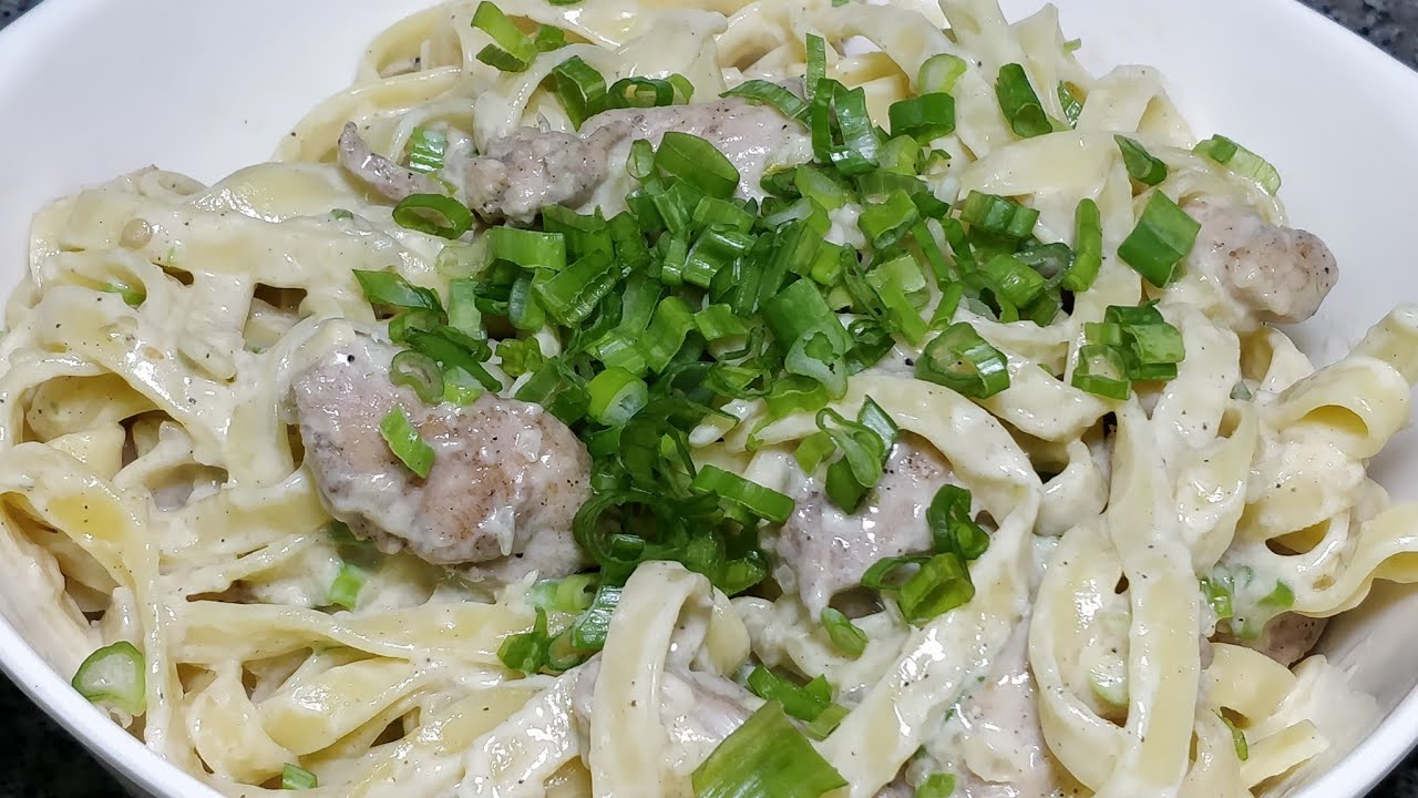 Chicken Fettuccine Alfredo Pasta Kitchen Chefistry Youtube