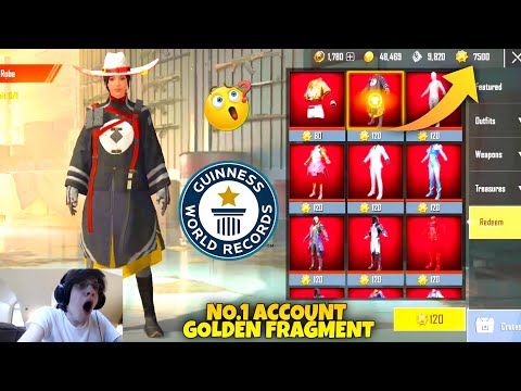 Pubg Mobile Lite Most Golden Fragment Account In The World 😱