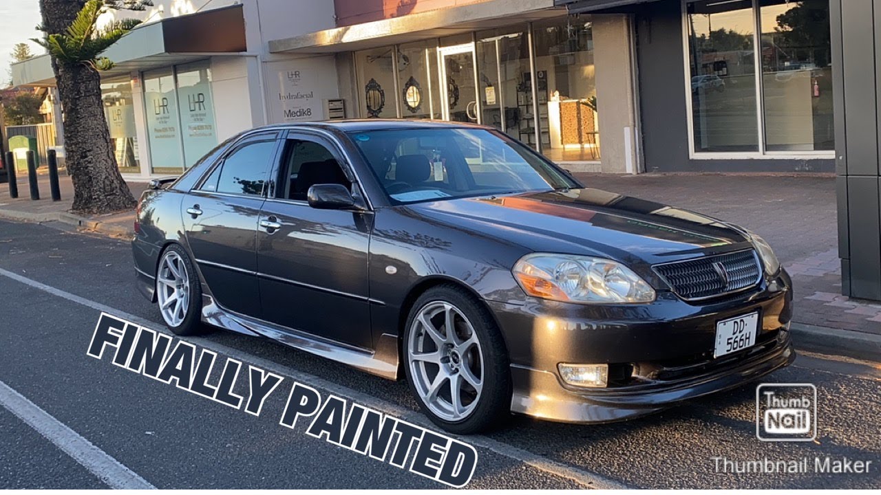 1/10 100 マークII 電飾9発付 ボディのみ 値下げ交渉コメントへ JZX110 Gets body kit painted & fitted! - YouTube