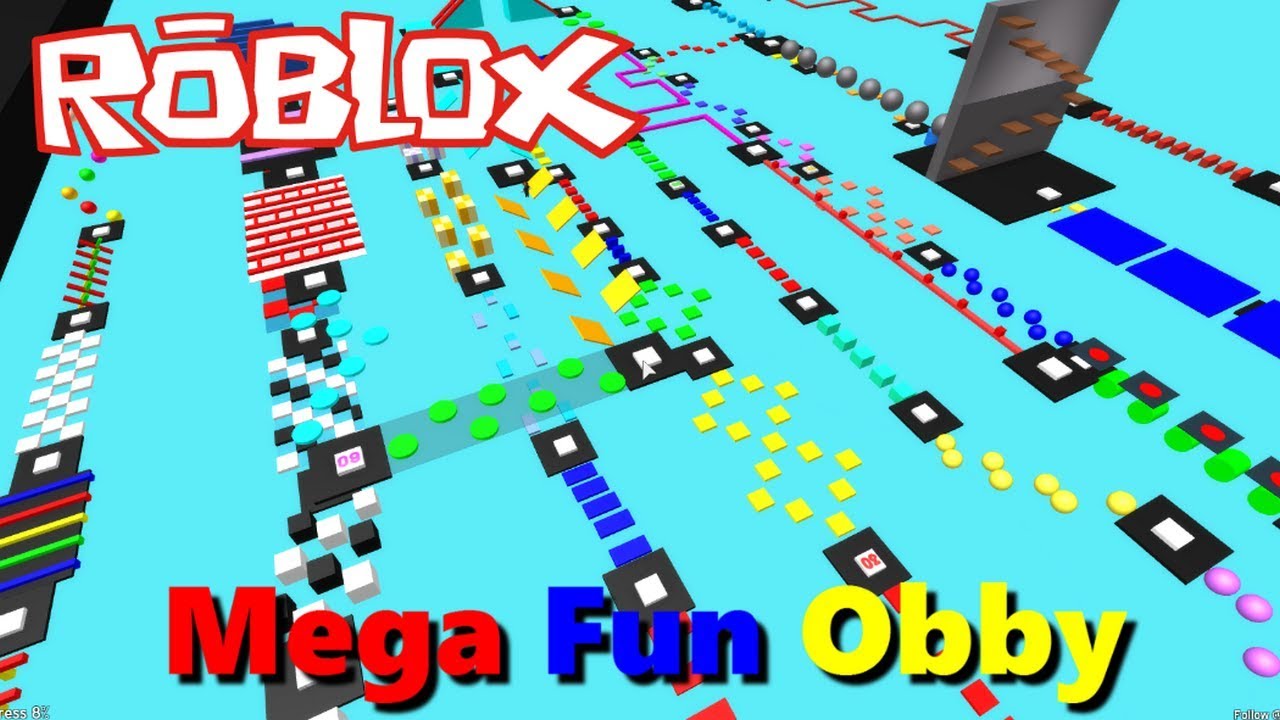 Goz, Roblox, Mega Fun Obby, FR, Français, Jump, 1000 Level, Parkour, Fun, F...