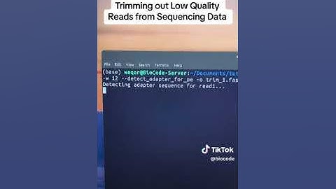 Trimming out bad quality reads from the RNA-SEQUENCING data