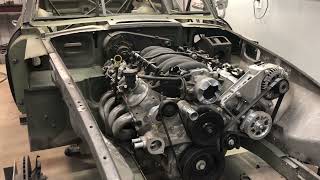 Introducing PROJECT GINSU my LS 1 MGBGT with a BMW IRS