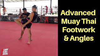 Advanced Muay Thai Footwork - Stepping to the side to Avoid Strikes