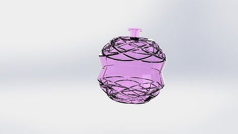 SOLIDWORKS : HOW TO DESIGN PERFUME BOTTLE