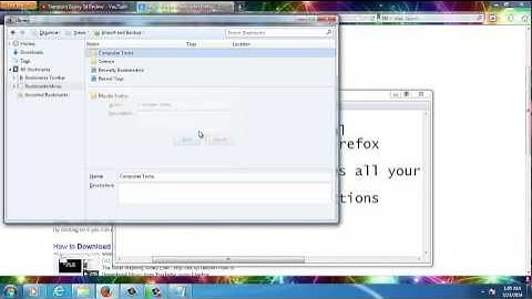 How To Organize Bookmarks in Firefox