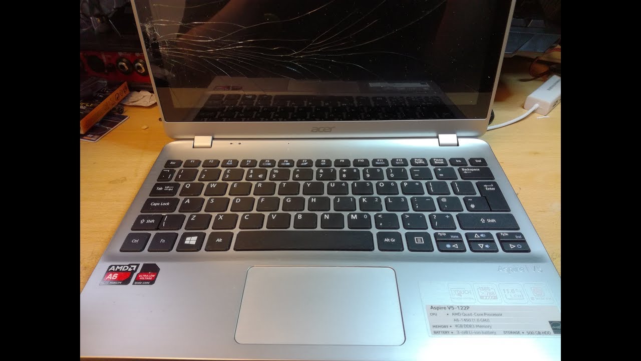 Acer Aspire V5-122P Replace Damaged 