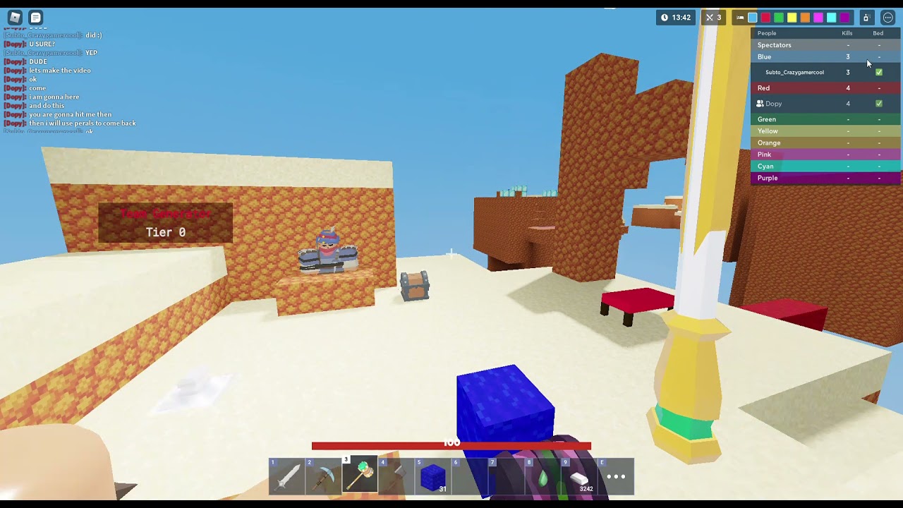 leraning jade hammer in bedwars YouTube