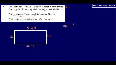 6. Forming and solving inequalities (GCSE Maths - Edexcel Practice Tests Set 3 - 2H)
