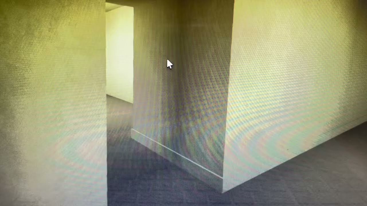 Backrooms - found footage #3 large bacteria chase by complex research but roblox