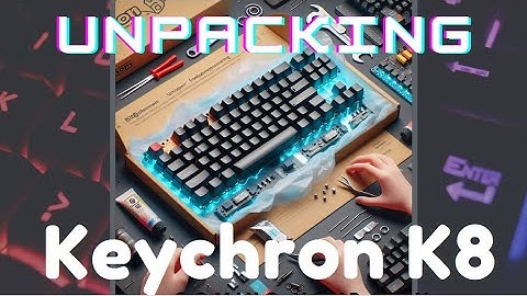 Keychron K8 Wireless Mechanical Keyboard Unboxing and Typing Sound Test | 2024