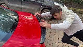 Fitting An Rs3 Spoiler And Window Tints To Leeses Audi A3 Saloon - Ep.5