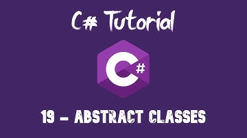 C# Tutorial For Beginners - 19 - Abstract classes