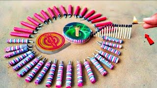 Matchstick And Sutli Bomb Reaction Domino Vs और भी Diwali Crackers Amazing Experiment 😱,