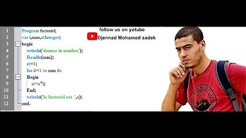 factoriel en pascal programming language
