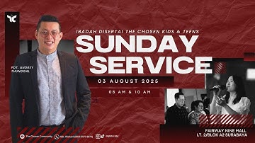 IBADAH RAYA 1 GBI TCC (3 AGUSTUS 2025) ~ Ps. Andrey Thunggal ~ TAKUT AKAN TUHAN