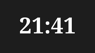 21 Minutes 41 Seconds Timer