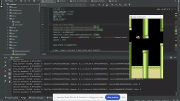 DQN training on Flappy bird game using pytorch - 5th hour
