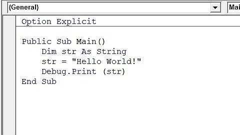 Declare Variables and Constants in VBA