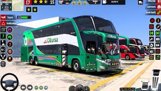 バス運転シミュレーターゲーム 3D Android ゲームプレイ。 screenshot 1