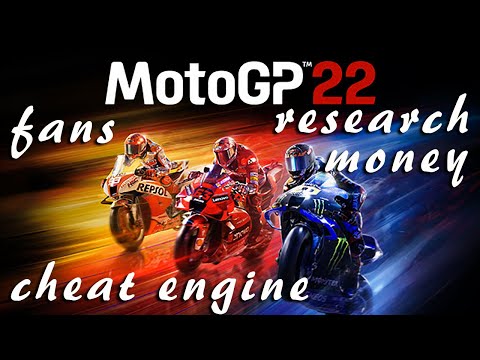 MotoGP 22 How to get Money, Research anf Fans with Cheat Engine