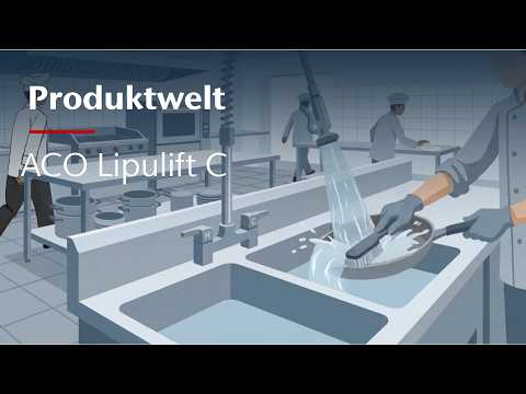 Zu wenig Platz für Fettabscheider und Pumpstation? Die kompakte Lösung | ACO Lipulift C