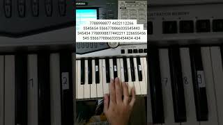 Mariage D'Amour - Richard Clayderman Piano Tutorial with easy step  #shorts #shortsvideo