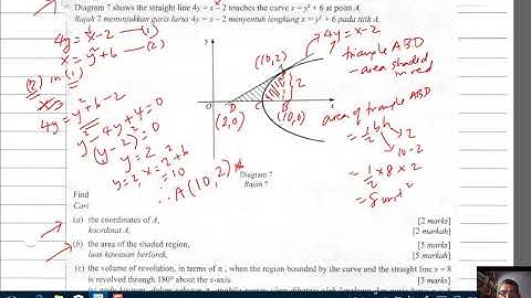 SPM Add Maths 2018 Question 10 Part B Fully Worked Solutions