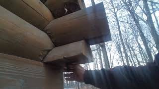 How a log home looks after 25 yrs with NO maintenance