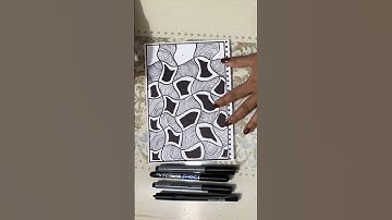 Zentangle❤️ #art #artist #zentangle #doodle #shorts #youtubeshorts #viralvideo