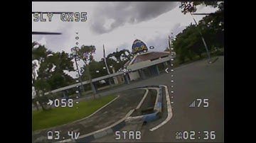 Obstacles and turning Practice with Micro QX95 drone