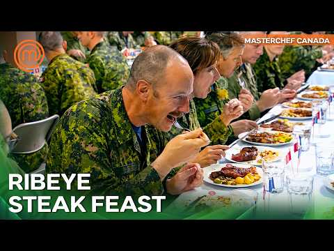 Cooking for 151 Troops in Just TWO HOURS | MasterChef Canada