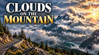 ☁️⛰️ Clouds on the Mountain | A Peaceful Mountain View