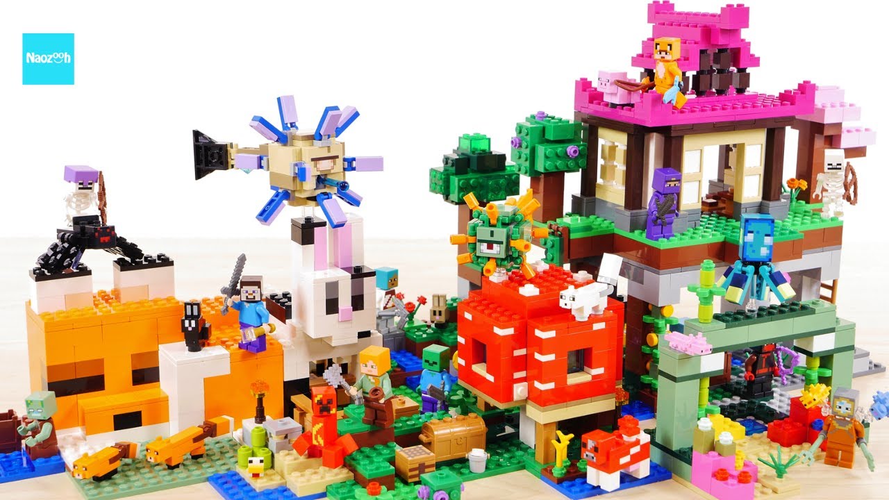 All LEGO Minecraft Sets January 2022 Compilation & Combination 