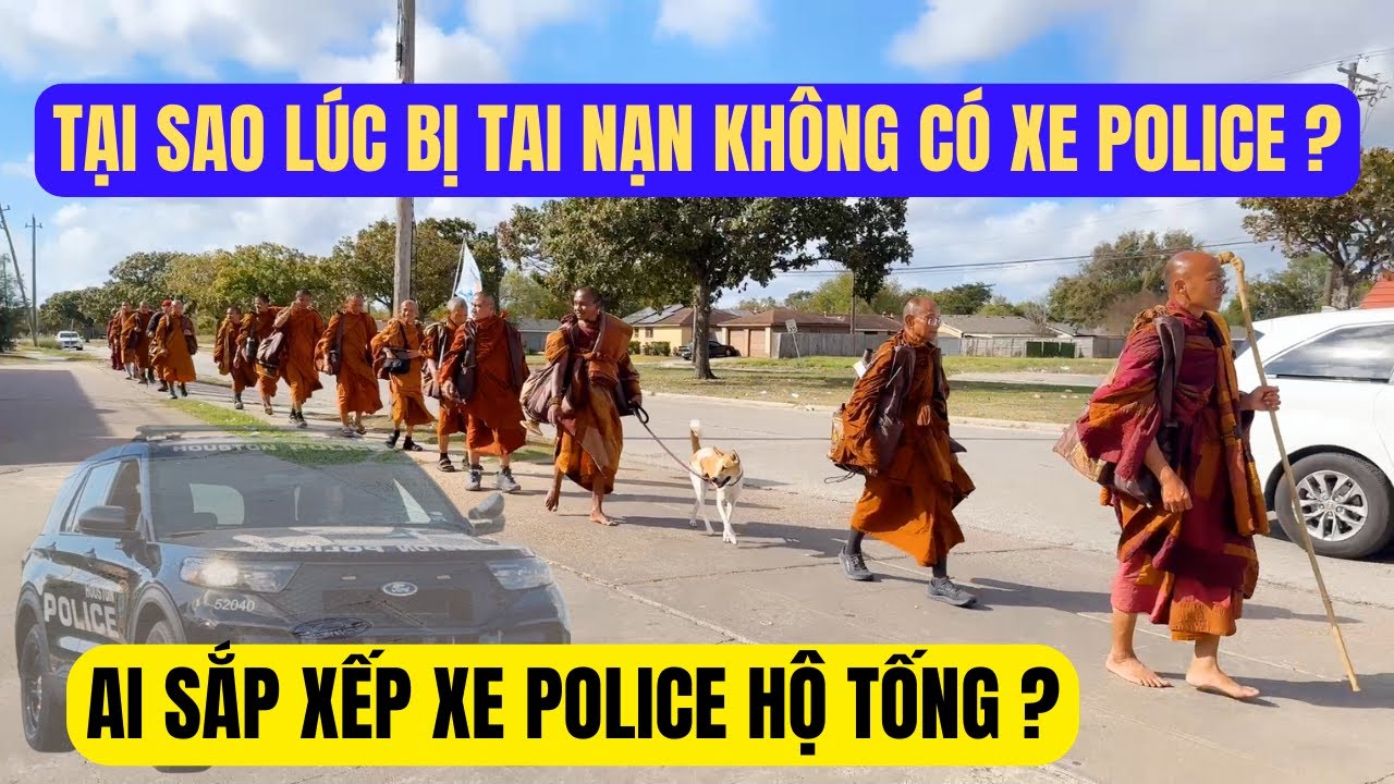 Đi Bộ Cho Hòa Bình 2300 Dặm Ai Đã Sắp Xếp Cảnh Sát Hộ Tống Tăng Đòan