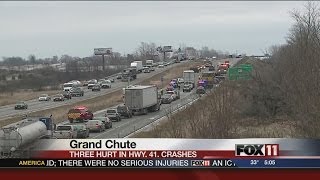 3 injured in 2 Hwy. 41 crashes