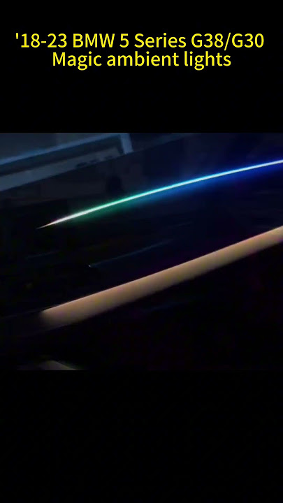 '18-23 BMW 5Series G38/G30 Magic ambient lights#ambientlight #cars #bmw #5Series #G30 #G38 #ledlight