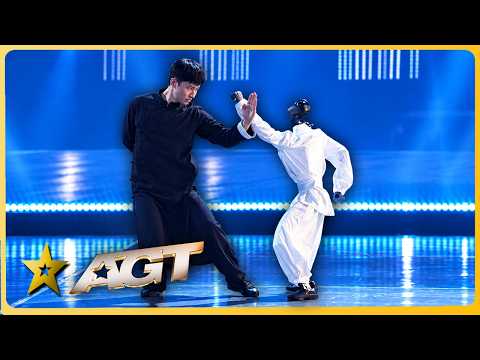 Man vs Machine! 🤖 Groundbreaking Performance Wins The Golden Buzzer on America's Got Talent!