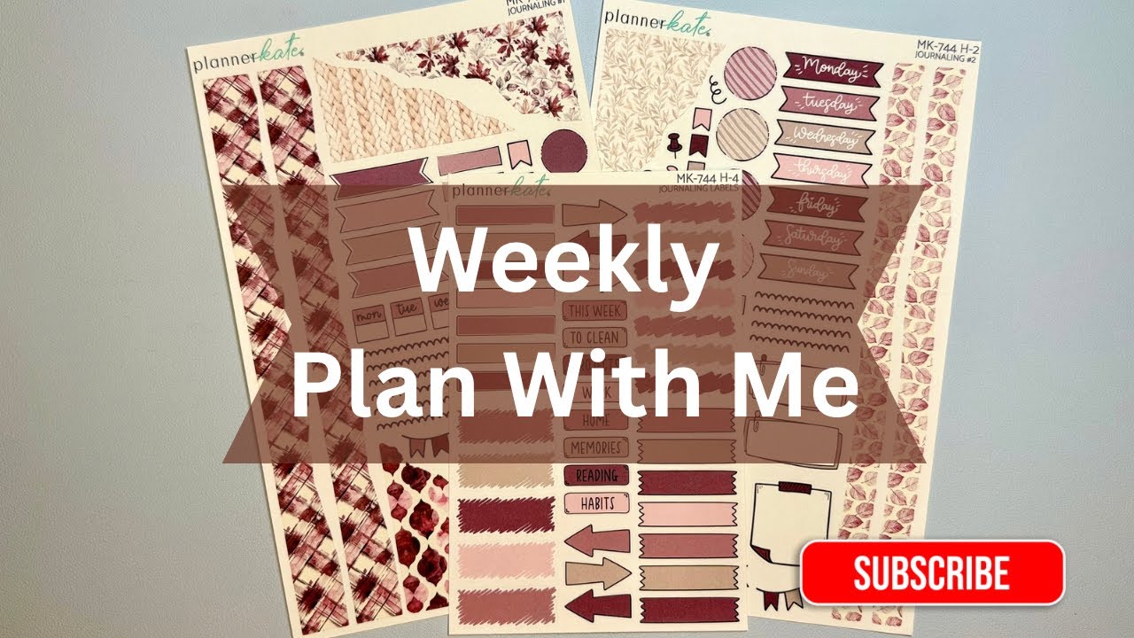 Weekly Plan With Me | Erin Condren Daily Duo - YouTube