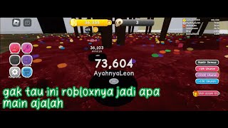 roblox leon dan ayah jadi lingkaran hitam. lingkaran besar makan lingkaran kecil.