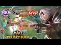 YAO BEST BUILD TO HELP YOU GET TRIPLE S IN HIGH RANK LEGEND LOBBY | HONOR OF KINGS