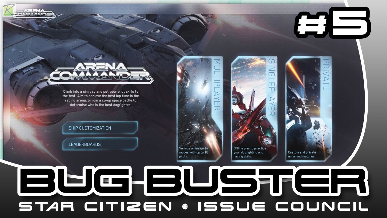 Cannot Exit Arena Commander Menu - Star Citizen Bug Buster #5 - YouTube