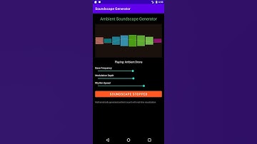Soundscape Generator App (Free) and Paid Version by Alexander Andrew Wood