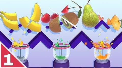 GOOD SLICE GAME App - Gameplay Walkthrough Part 1 - Level 1-15 iOS, Android HD Offline Fruit