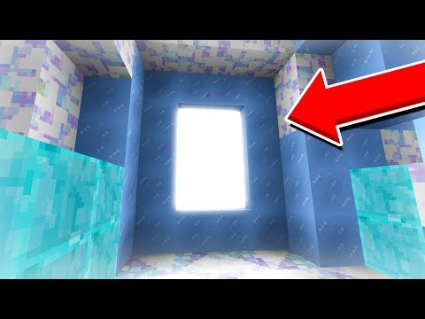 NEW PORTAL to the ICE DIMENSION in Minecraft Pocket Edition!